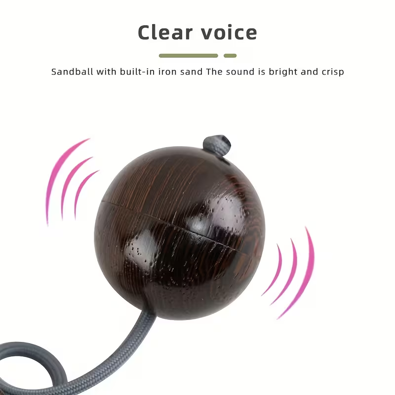 Musical Instrument African - Rhythm sand ball beech wood bamboo