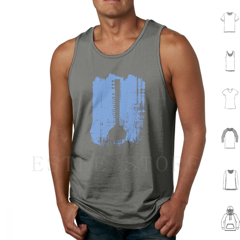 Musical Instrument Indian - Indian Sitar Tank Tops Vest Idea
