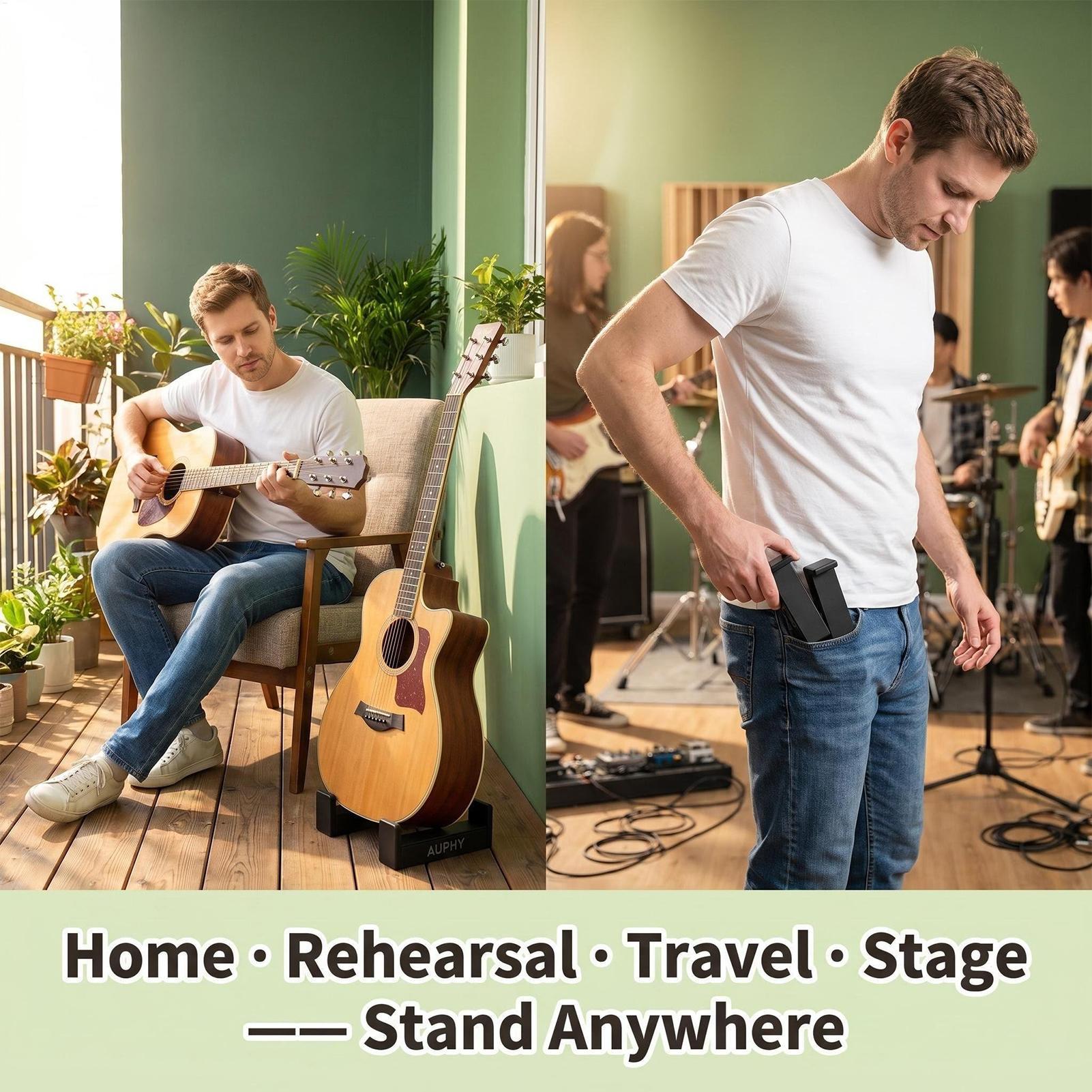 Acoustic Guitar Stand Portable - огляд і ціна Musical Instrument Bass