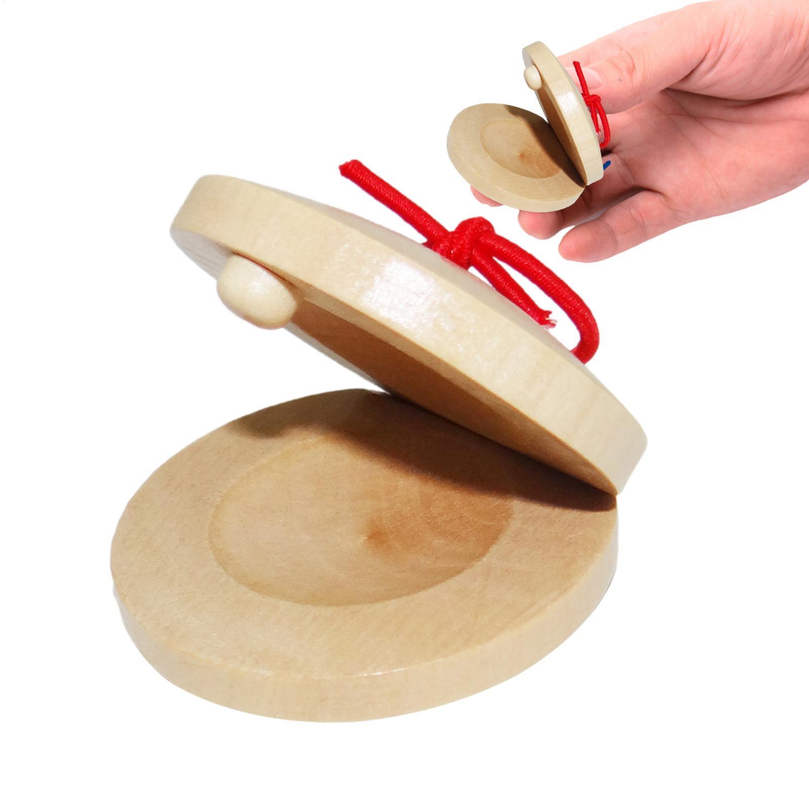 Wooden Castanets Kids Musical  - огляд і ціна Musical Instrument Games
