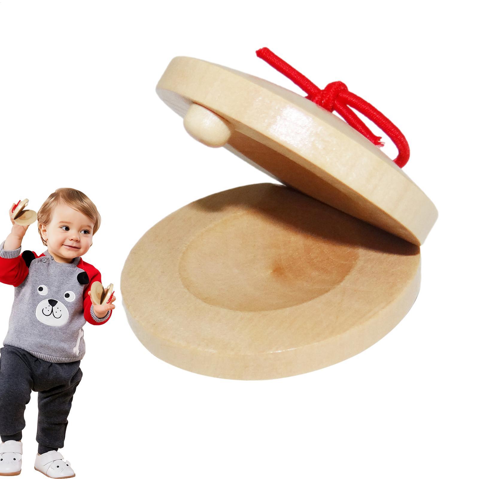 Wooden Castanets Kids Musical  - огляд і ціна Musical Instrument Games