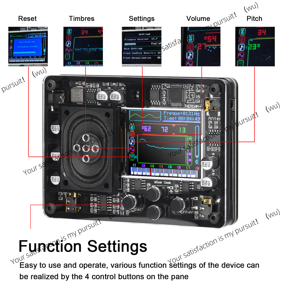Audio Theremin Musical Module  - огляд і ціна Musical Instrument Theremin