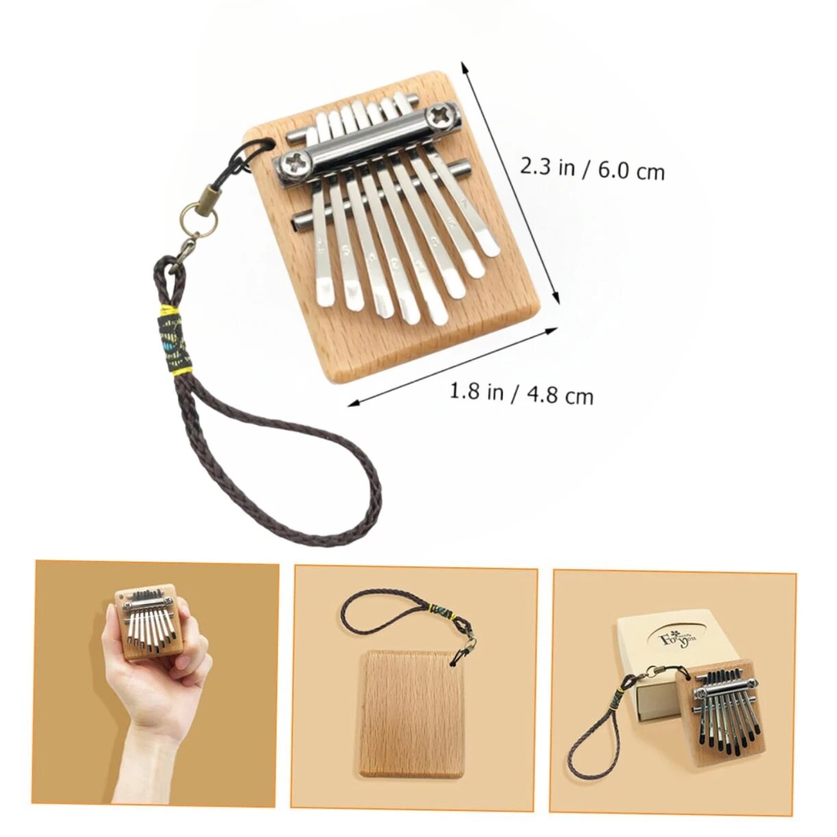 Miwayer Mini Kalimba 8 Key Thu - огляд і ціна Musical Instrument African
