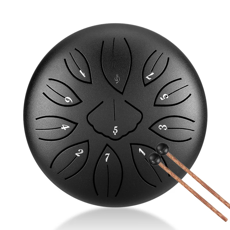 Hluru Steel Tongue Drum 6 Inch - огляд і ціна Musical Instrument African