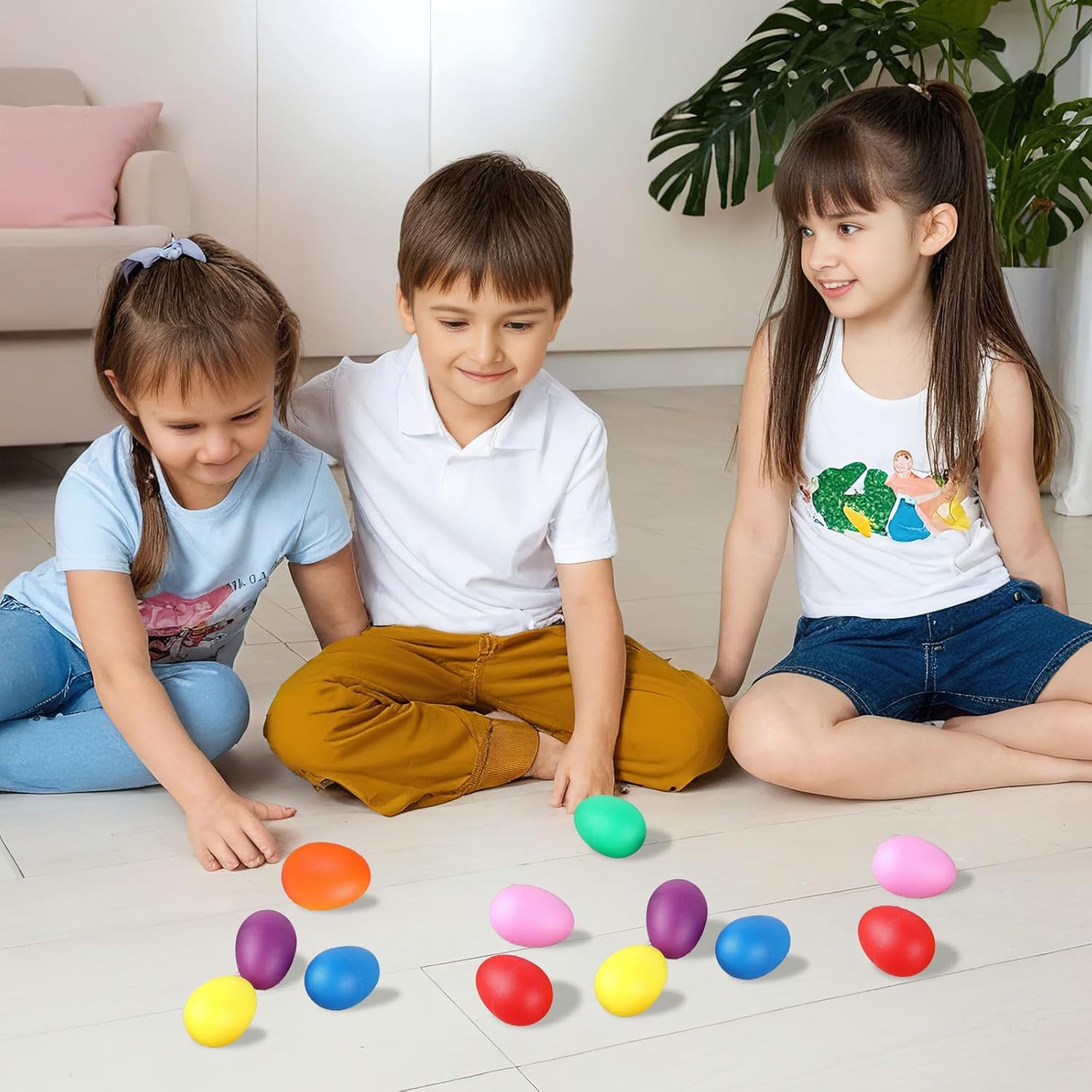 2Pcs Plastic Egg Shakers Percu - огляд і ціна Musical Instrument Games