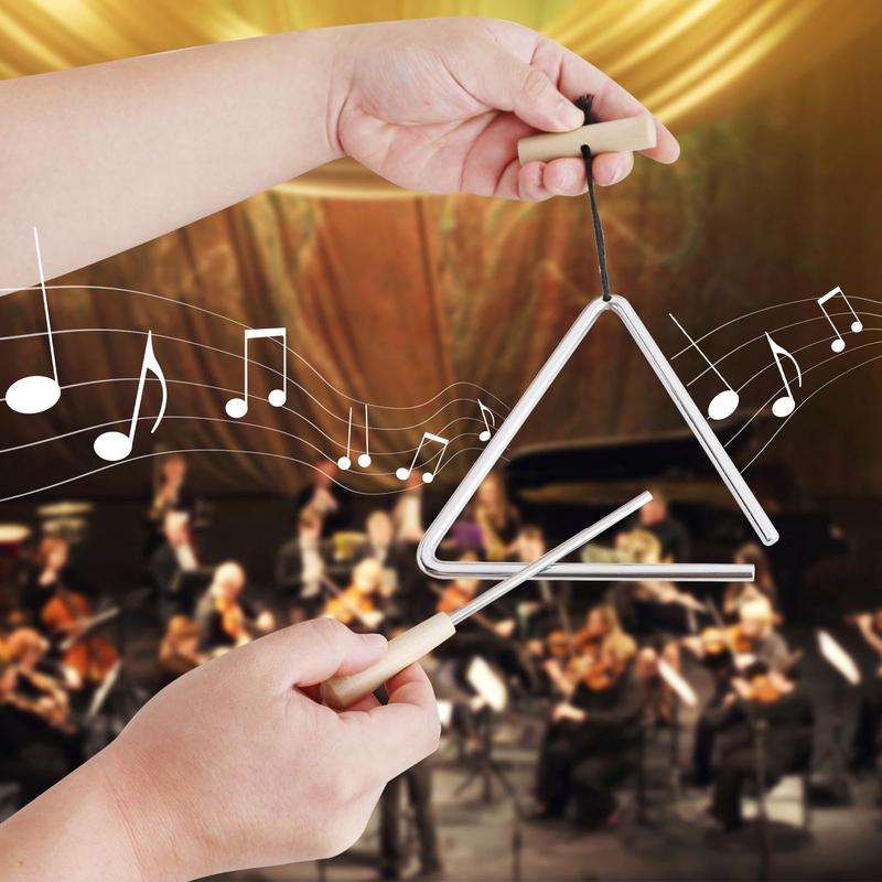 Music Triangle Instrument Stee - огляд і ціна Musical Instrument Triangle