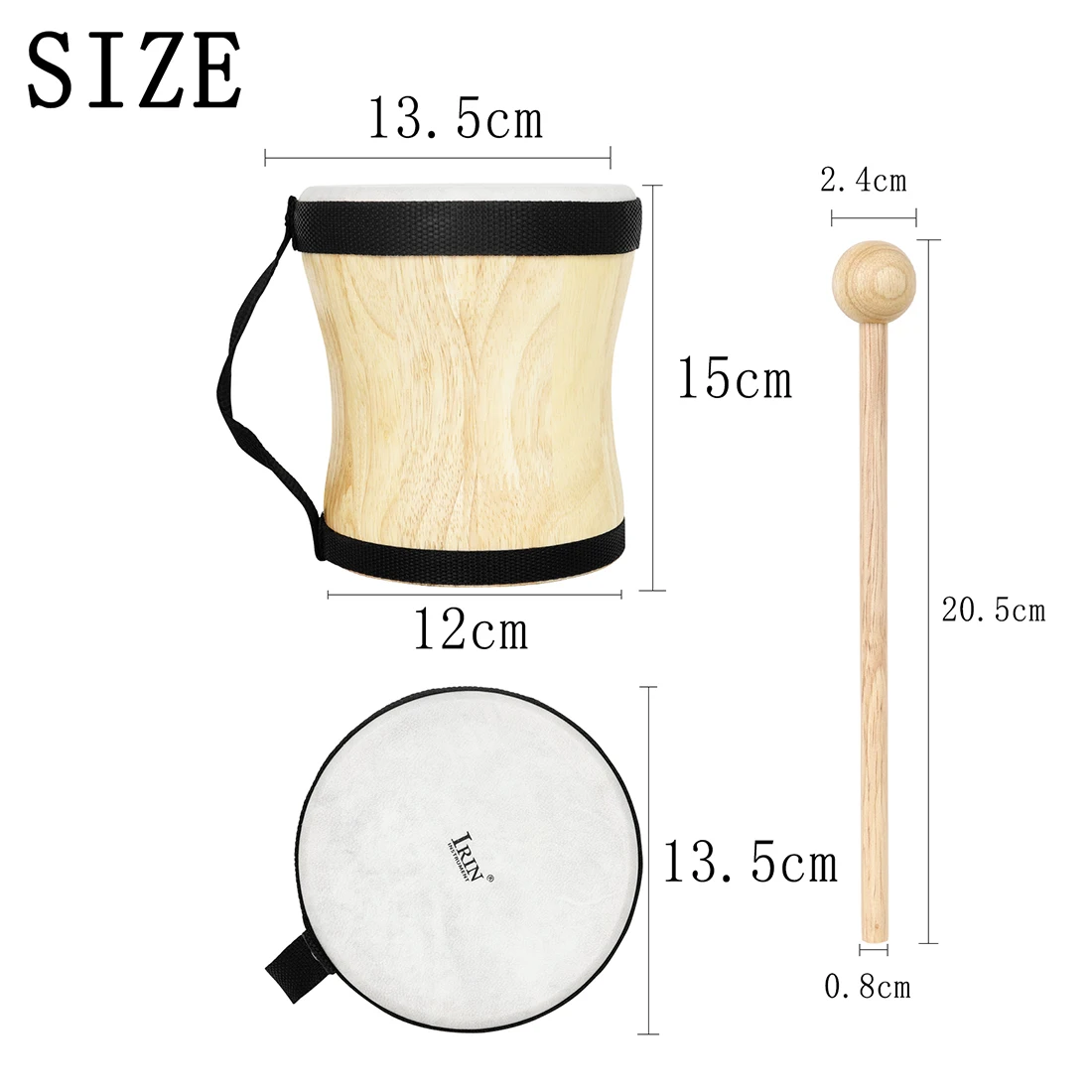 IRIN Indian Drums Wooden Porta - огляд і ціна Musical Instrument Indian