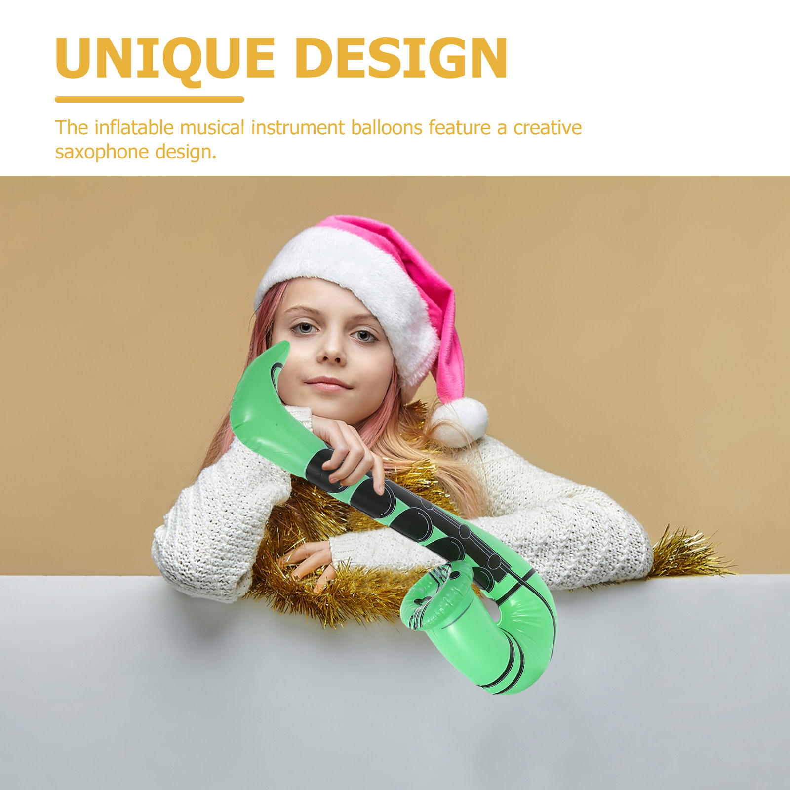 3Pcs Inflatable Saxophone Ball - огляд і ціна Musical Instrument Photo