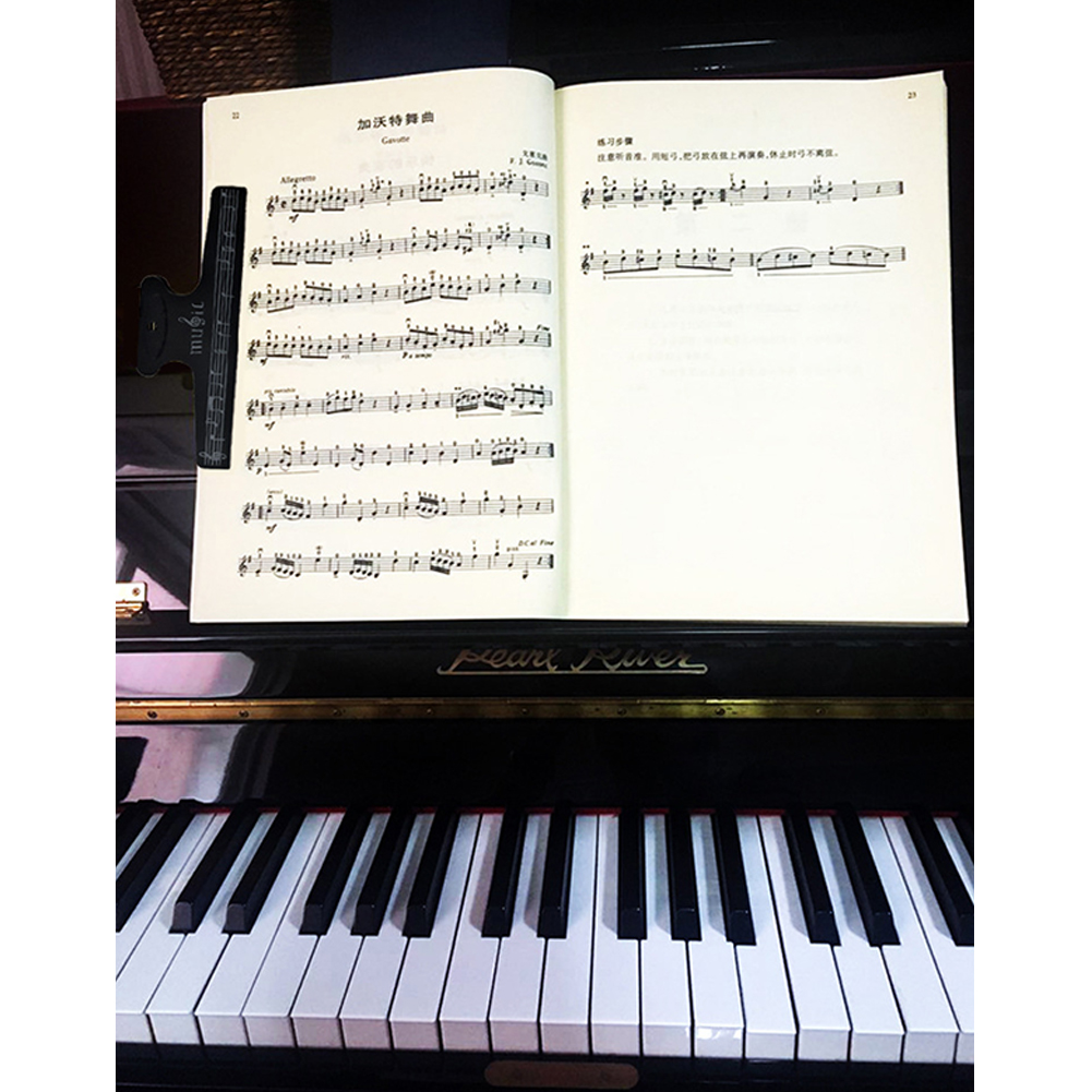 Sheet Music Clips Book Page No - огляд і ціна Musical Instruments List