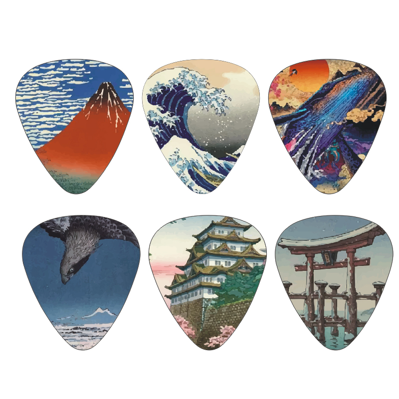 New 12pcs/set  Guitar Picks -  - огляд і ціна Musical Instrument Photo