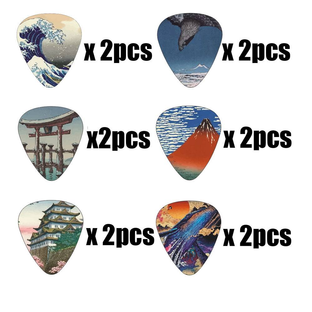 New 12pcs/set  Guitar Picks -  - огляд і ціна Musical Instrument Photo