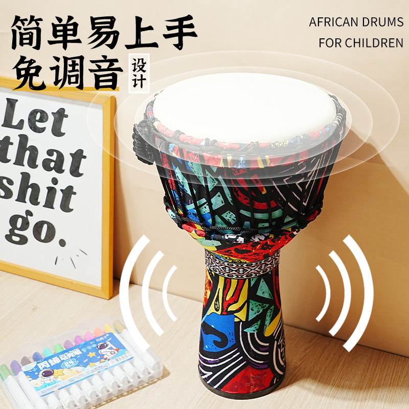 PVC African drum sheepskin 8 i - огляд і ціна Musical Instrument African