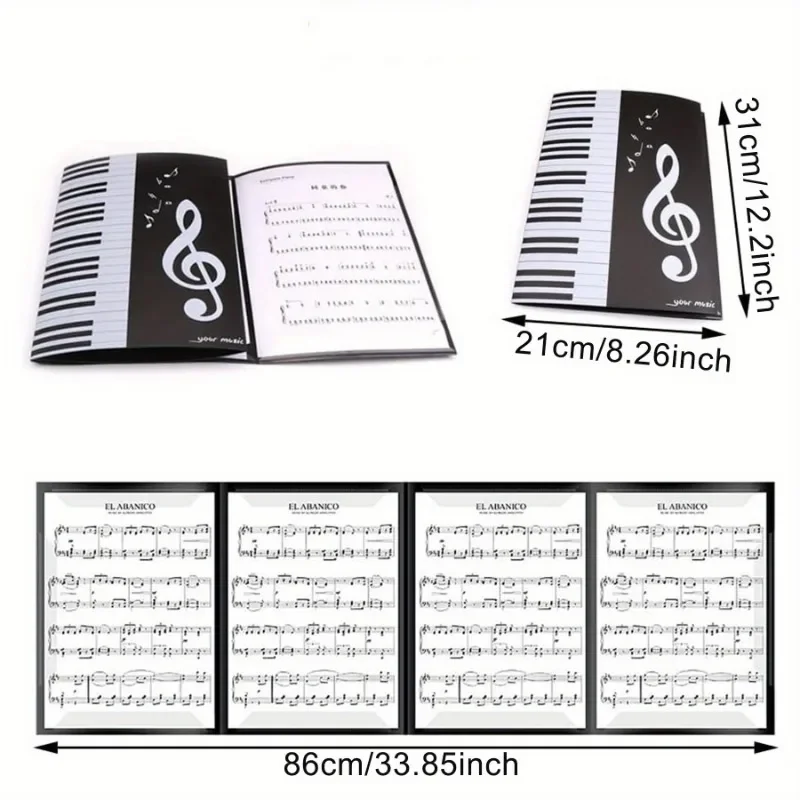4 Pages Expand Music Folder A4 - огляд і ціна Musical Instruments List