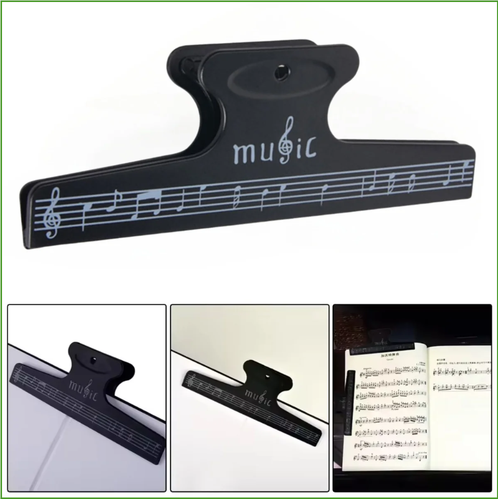 Sheet Music Clips Book Page No - огляд і ціна Musical Instruments List