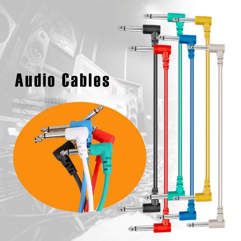 6pcs Audio Cable for Audio Ele - огляд і ціна Musical Instrument Bass